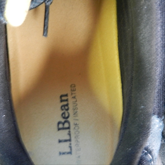 LL Bean Mens Snow Sneaker Tek 2.5 Mens Size 10 Medium Primaloft Insulated 200g - Picture 10 of 10